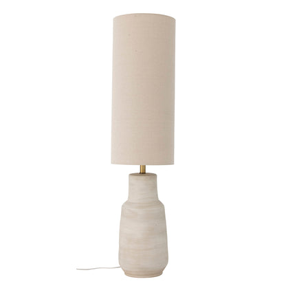 Bloomingville linetta floor lamp, white, stoneware