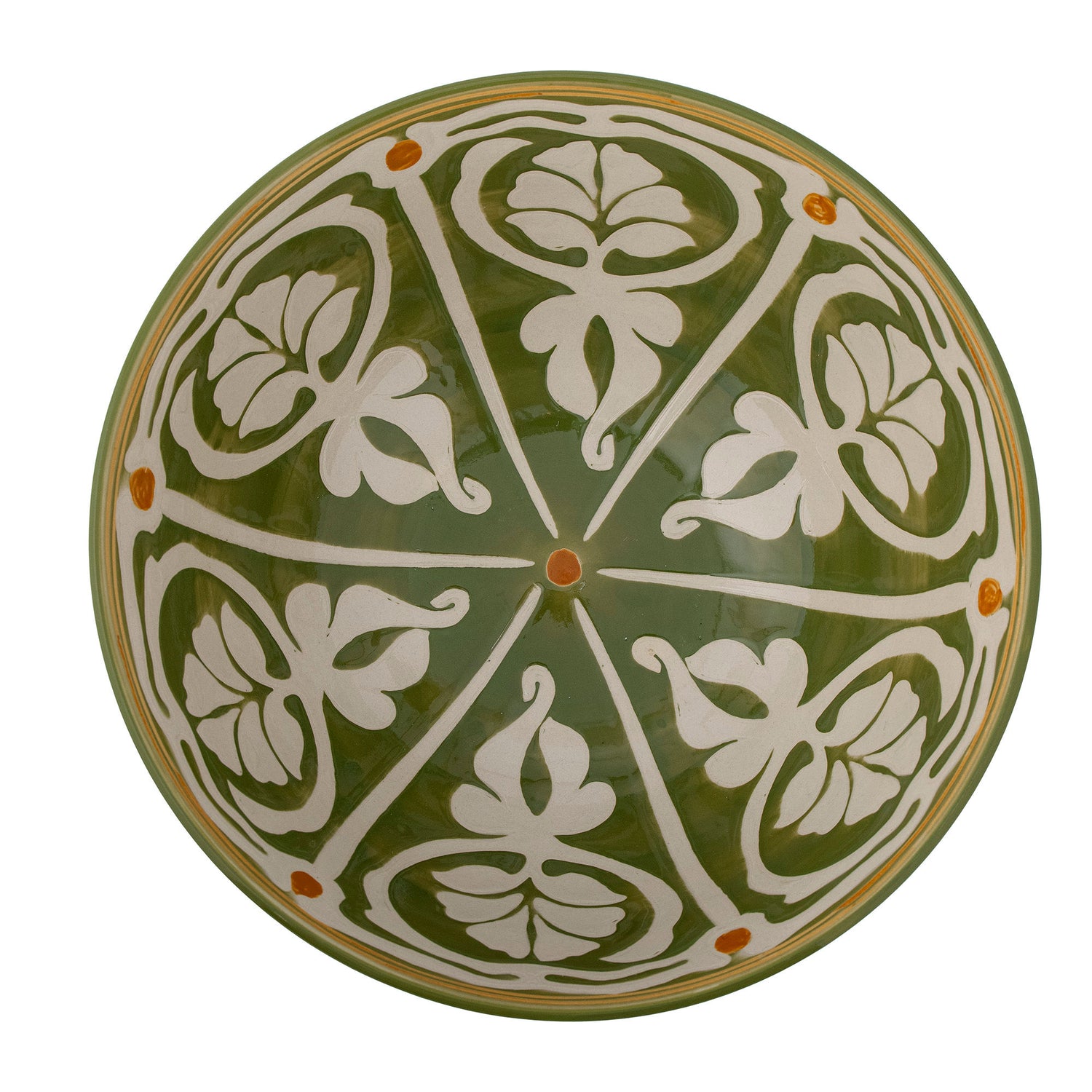 Bloomingville Heikki bowl, green, stoneware
