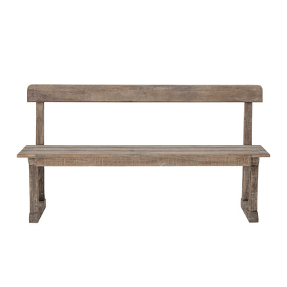 Creative Collection Portland Bench, Nature, Reclaimed Pine Wood