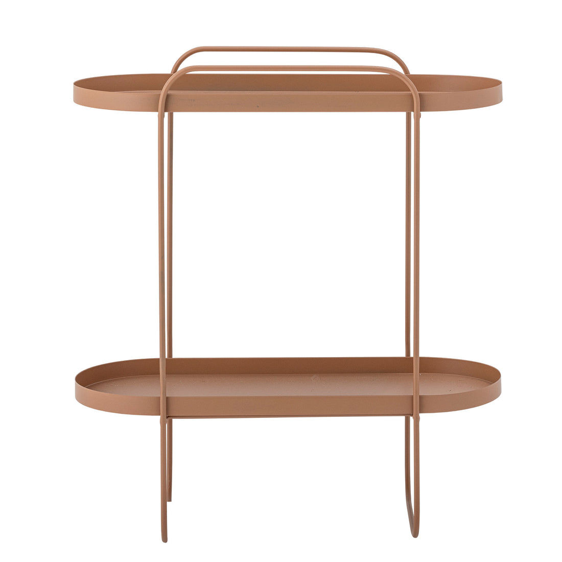Bloomingville reet side table, brown, metal