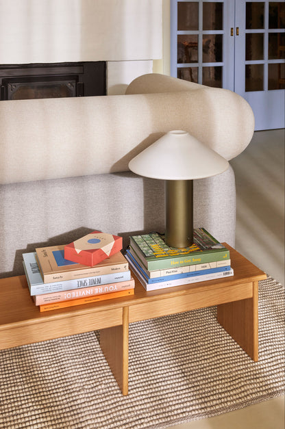 Hübsch Orbit table lamp dark green