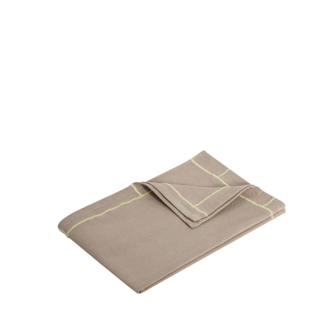 Hübsch Easypeasy tea towel sand/yellow