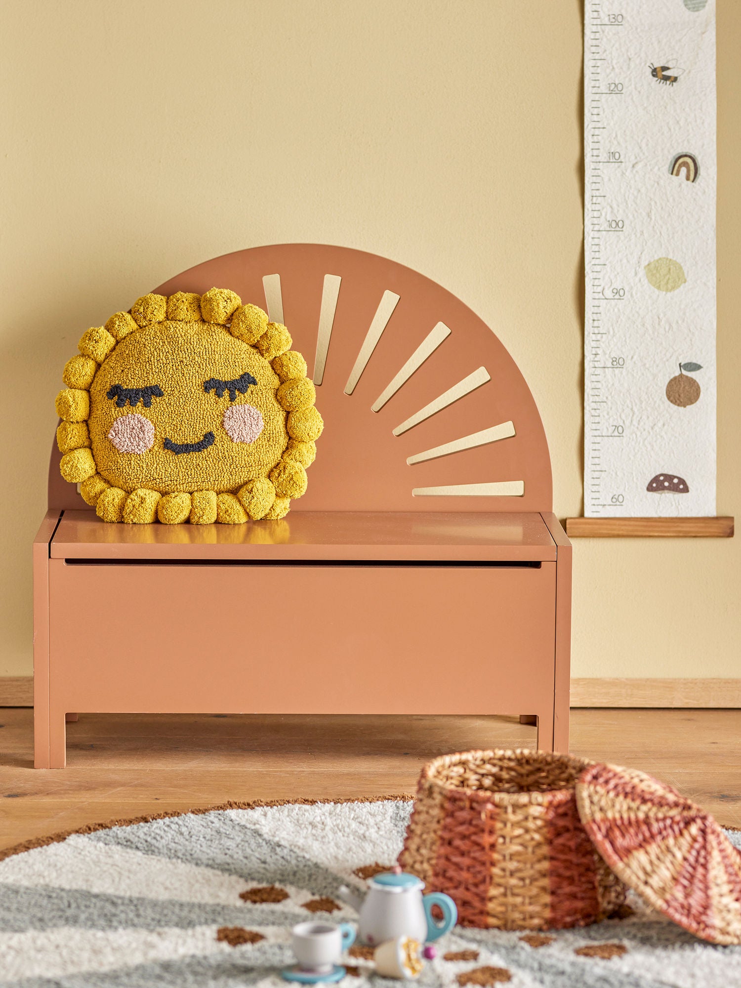 Bloomingville Mini Marisol bench, brown, mdf