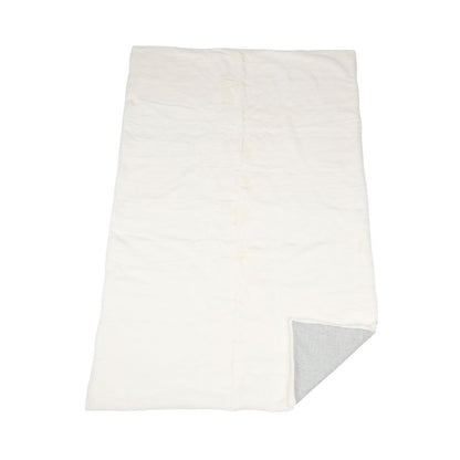 Mink plaid | Back of cashmere | Pearl | 122x180 cm