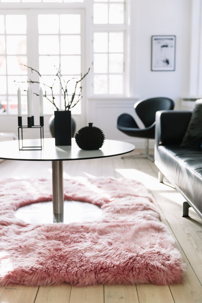 Carpet of lambskin