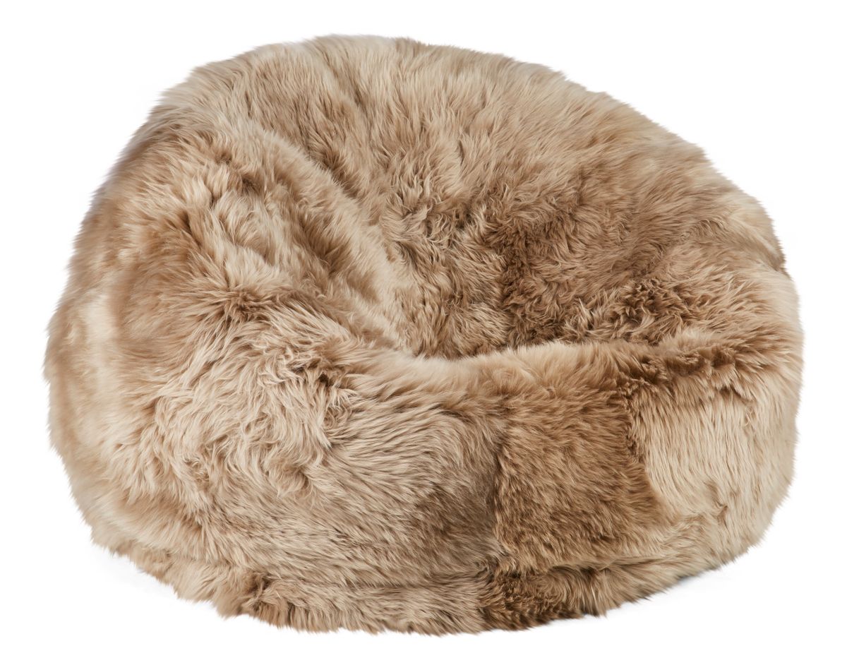 Round bean bag chair | Long-haired | New Zealand | 73x74 cm &amp; 92x93 cm