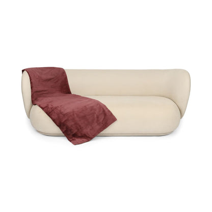 Mink plaid | Back of cashmere | Old Rose | 62x158 cm