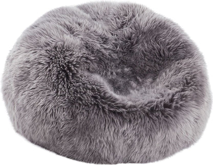 Round bean bag chair | Long-haired | New Zealand | 73x74 cm &amp; 92x93 cm