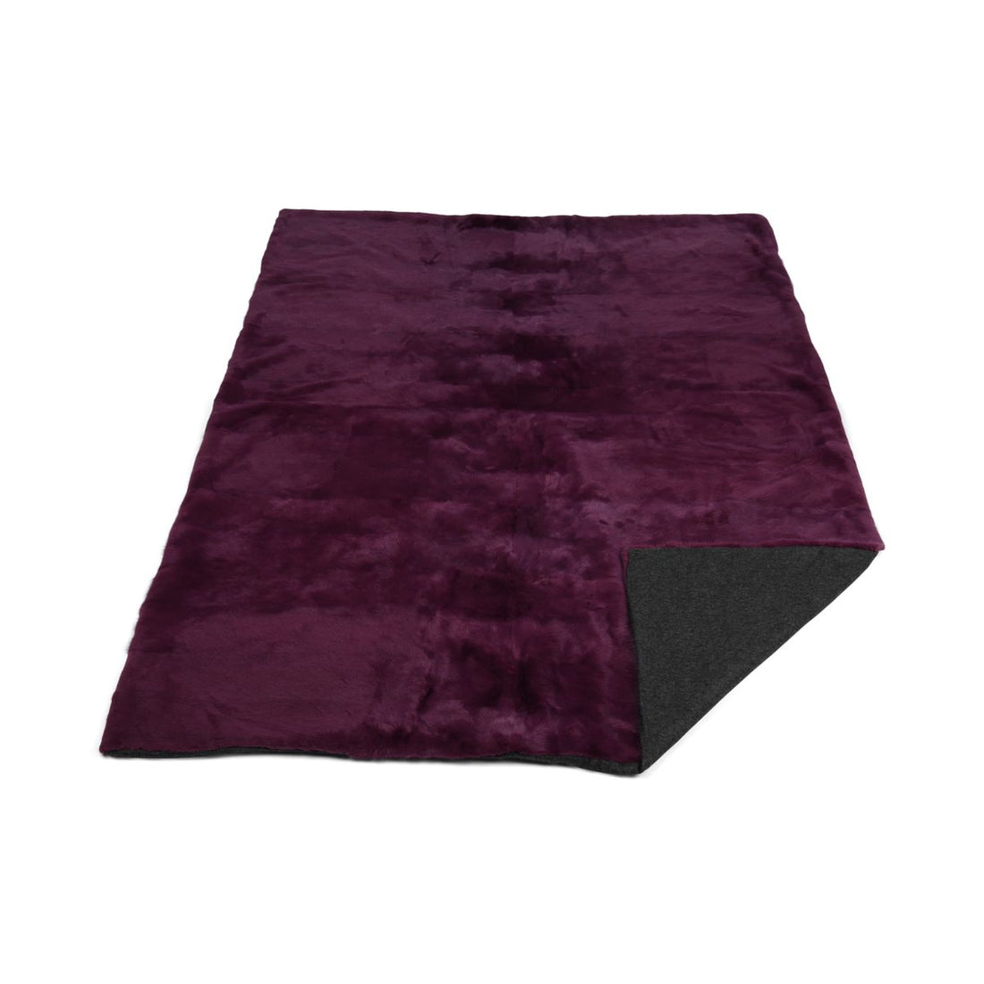 Mink plaid | Back of cashmere | Purple | 142x194 cm
