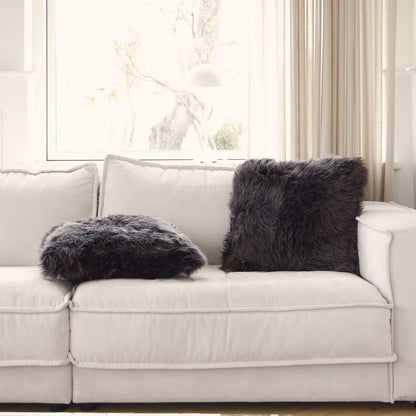 Lambskin pillow | Long-haired | New Zealand | 50x50 cm