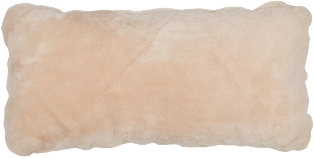 Lambskin cushion | Moccasin | Double Sided | 28x56 cm