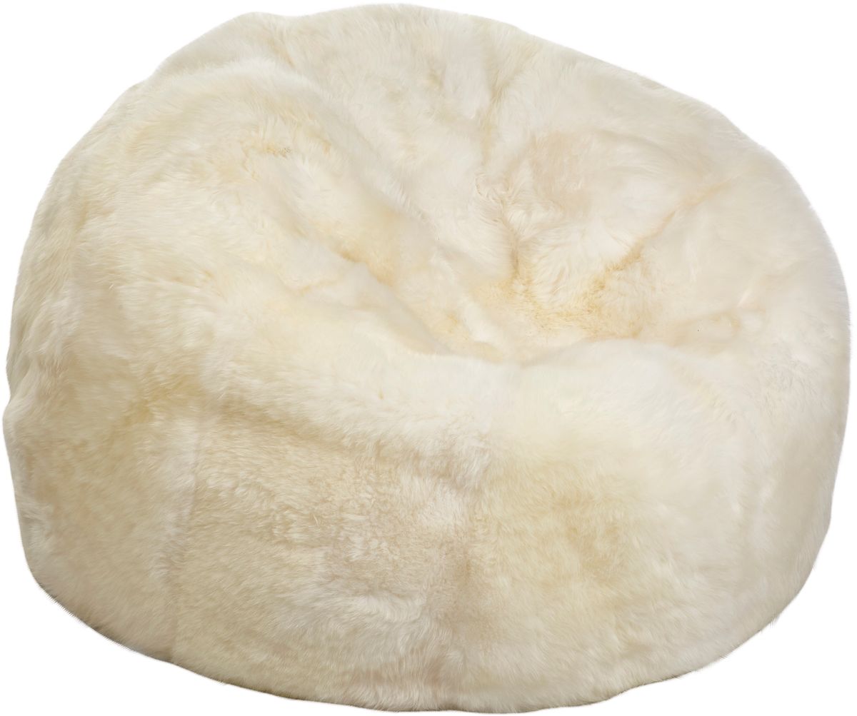 Round bean bag chair | Long-haired | New Zealand | 73x74 cm &amp; 92x93 cm