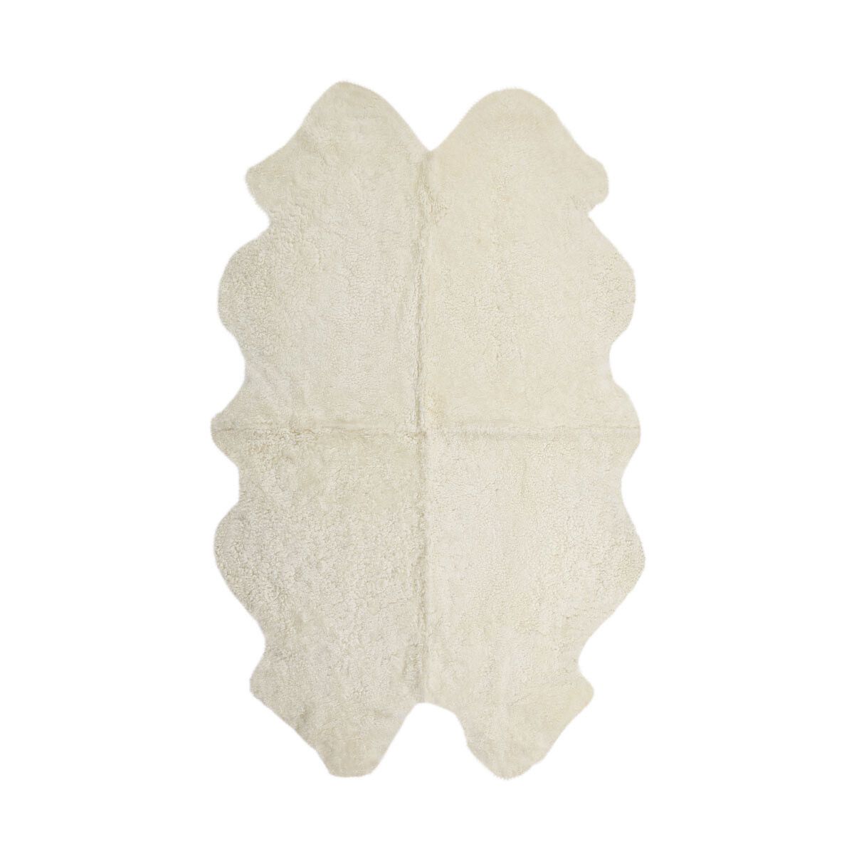 Curly hair lambskin 180x110 cm.