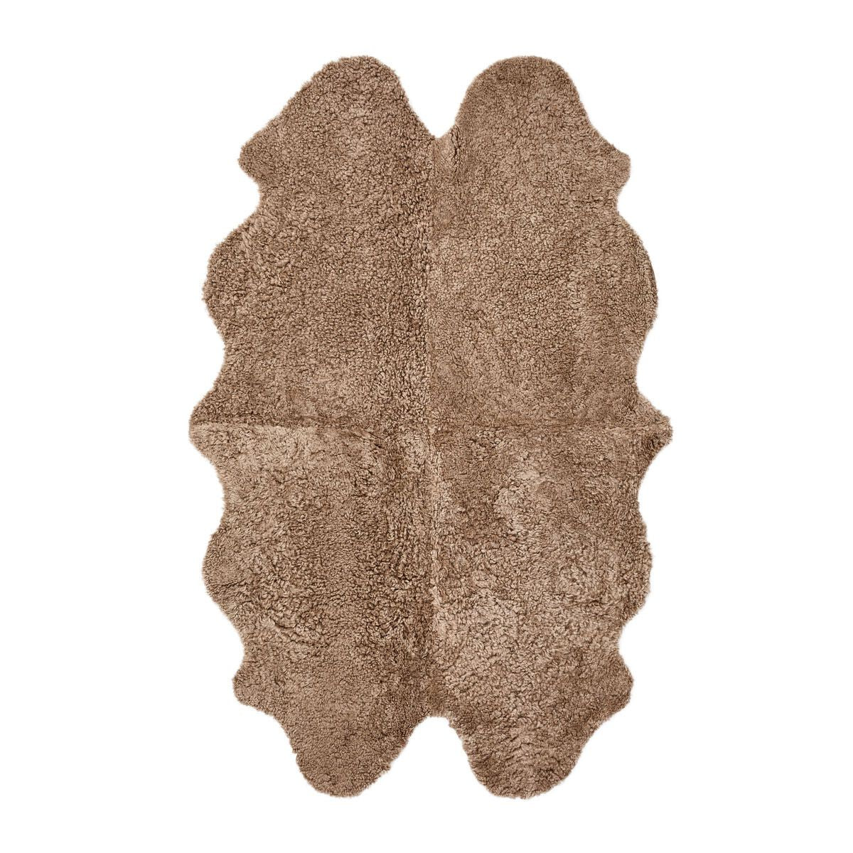 Curly hair lambskin 180x110 cm.