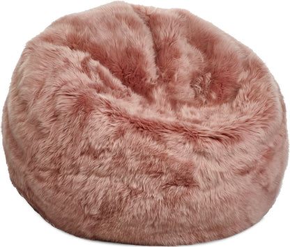 Round bean bag chair | Long-haired | New Zealand | 73x74 cm &amp; 92x93 cm