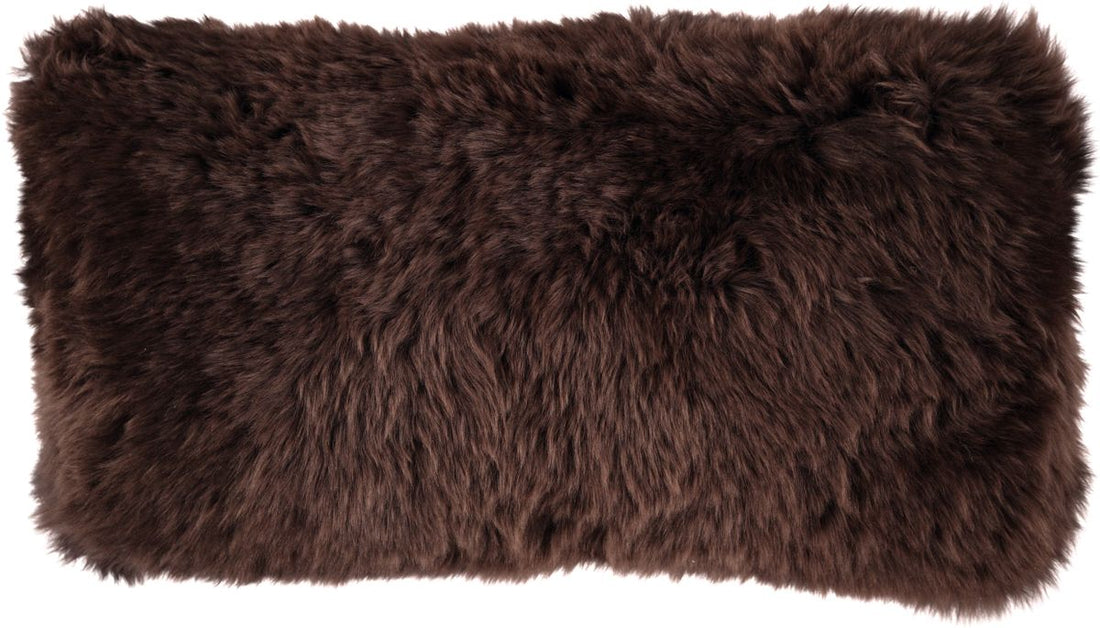 Lambskin cushion | Long-haired | New Zealand | Double Sided | 25x50 cm