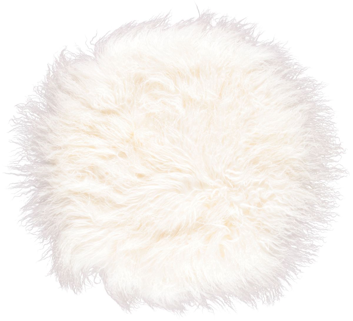 Pillow | Lambskin | Tibet | D45 cm | D62 cm | D38 cm