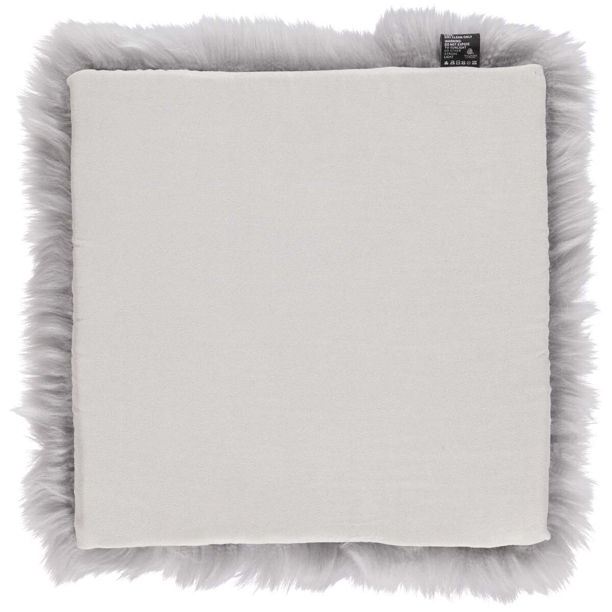 Seat cushion w/fill | Long-haired | New Zealand | 37x37 cm