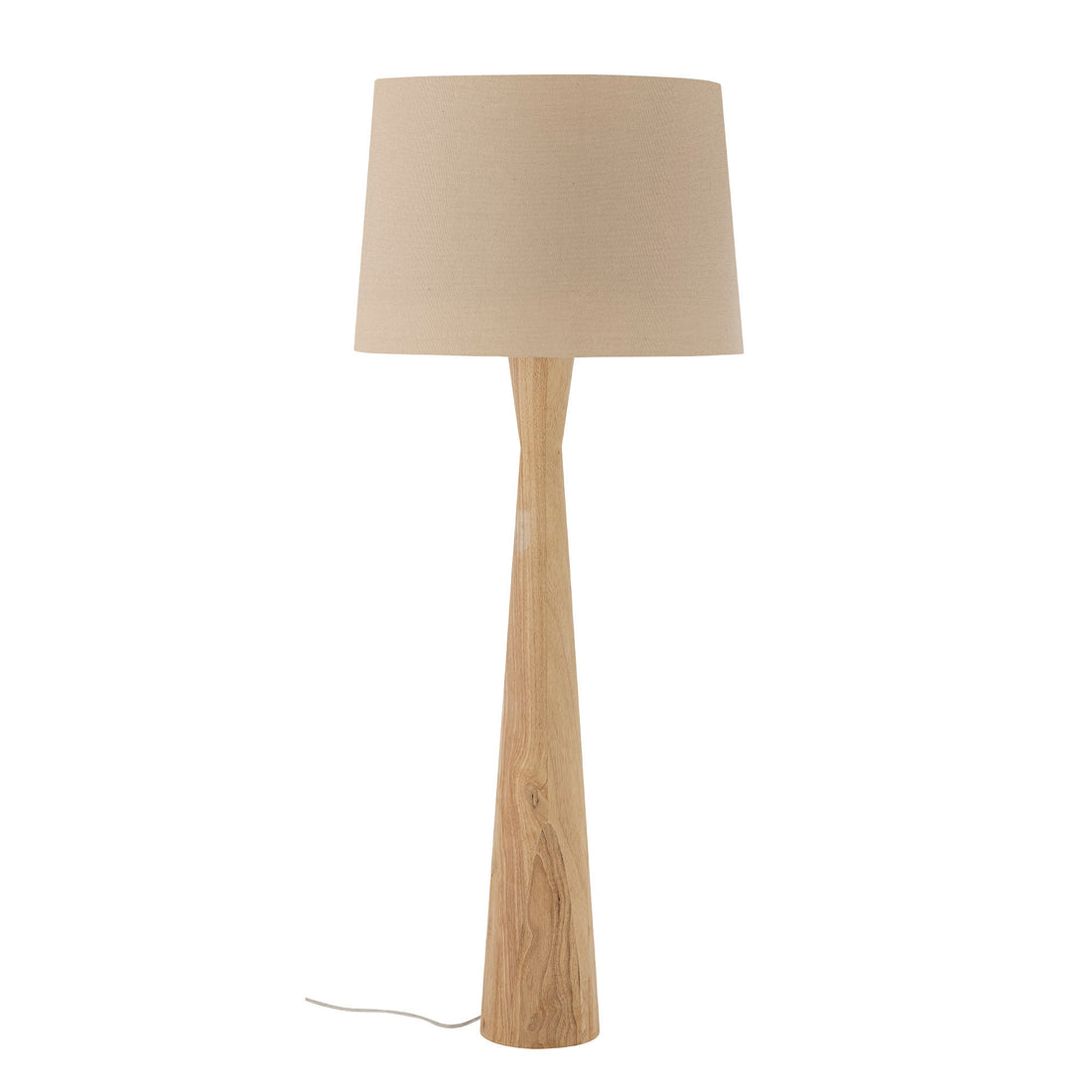 Creative Collection Leonor floor lamp, nature, rubber tree