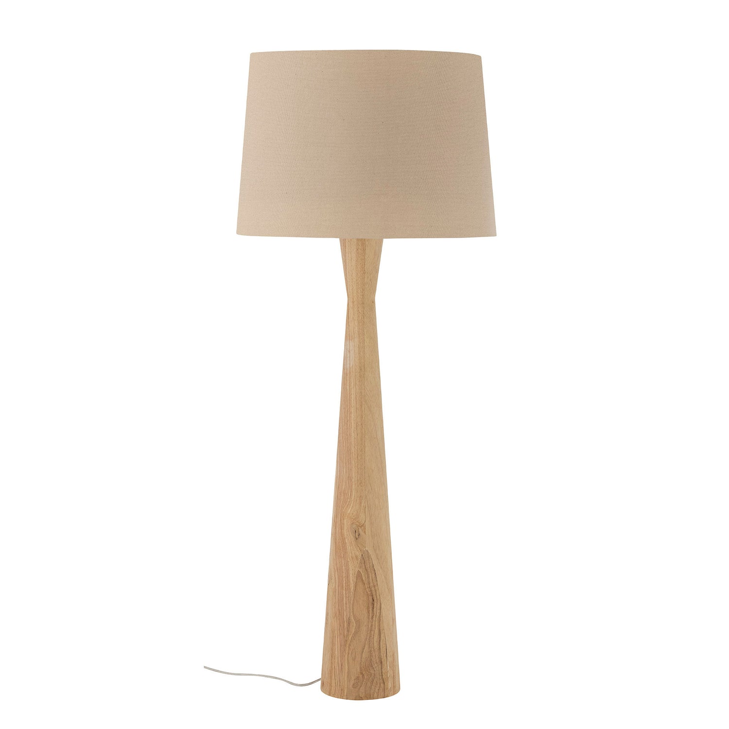 Creative Collection Leonor floor lamp, nature, rubber tree