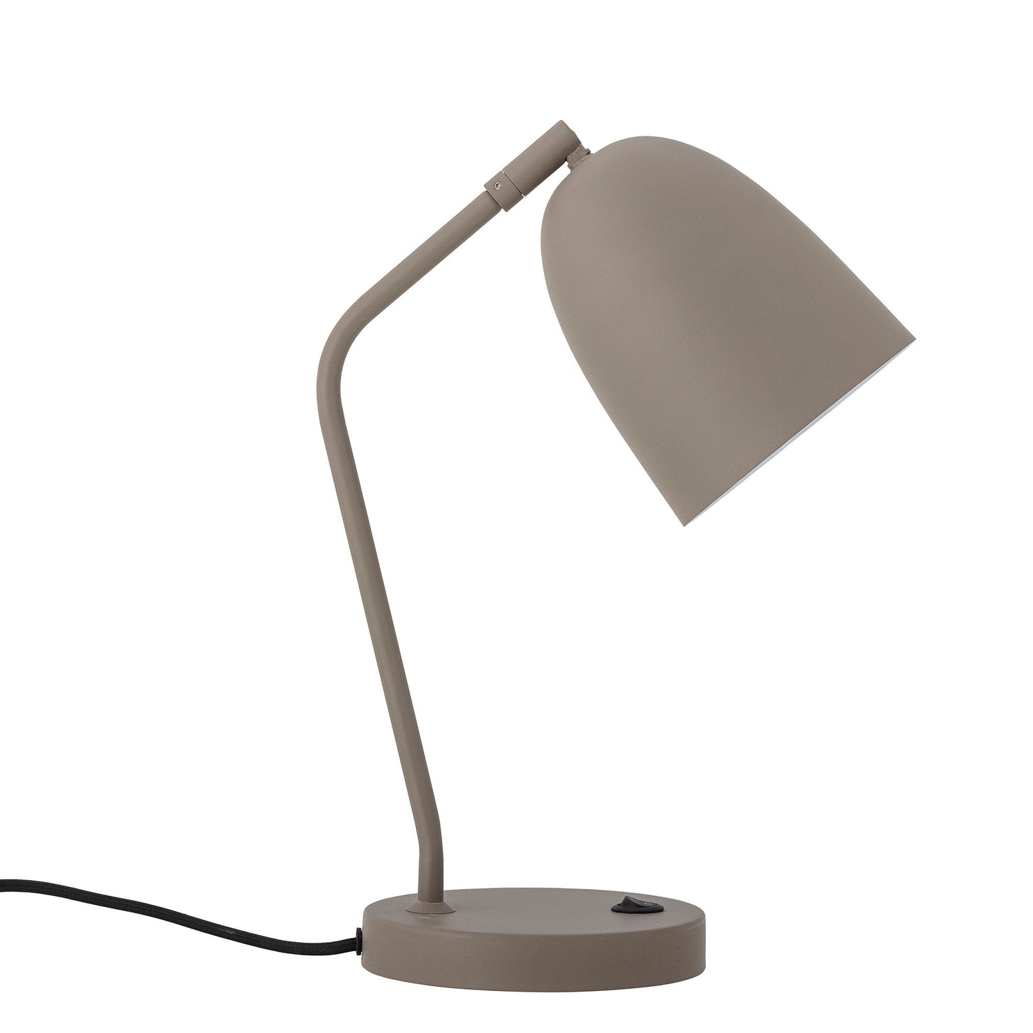 Bloomingville Lemar table lamp, gray, metal