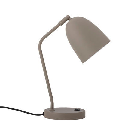 Bloomingville Lemar table lamp, gray, metal