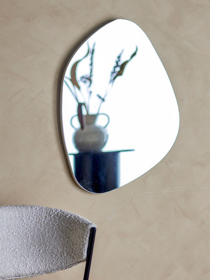 Bloomingville Aimie wall mirror, silver, glass