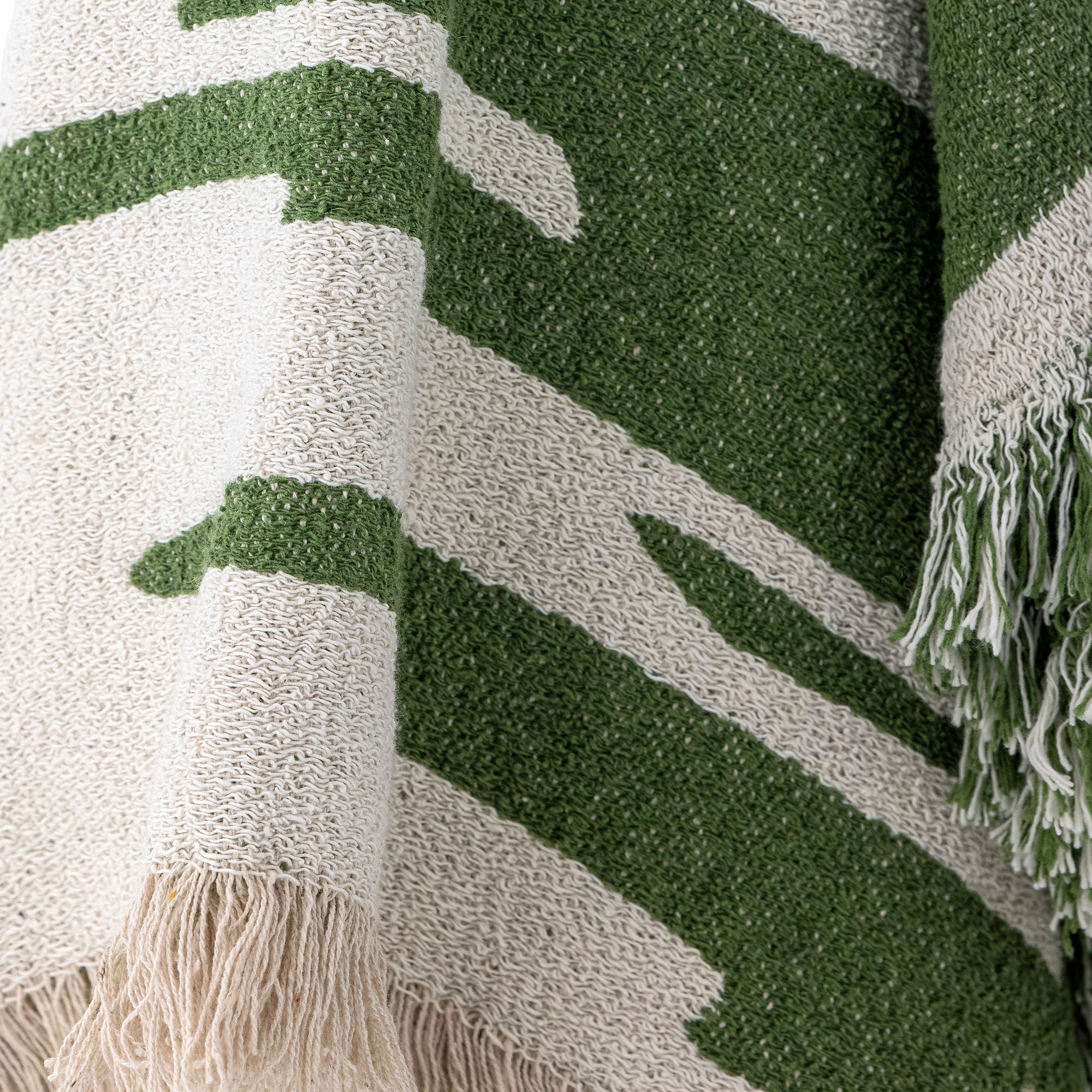 Bloomingville Haxby Plaid, Green, Recycled Cotton