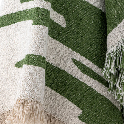 Bloomingville Haxby Plaid, Green, Recycled Cotton