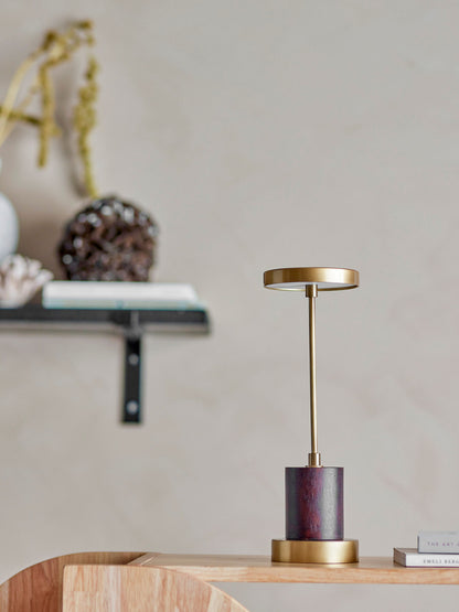 Bloomingville Chico Portable Lamp, Rechargeable, Brass, Metal