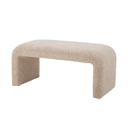 Bloomingville Bobbie bench, nature, polyester