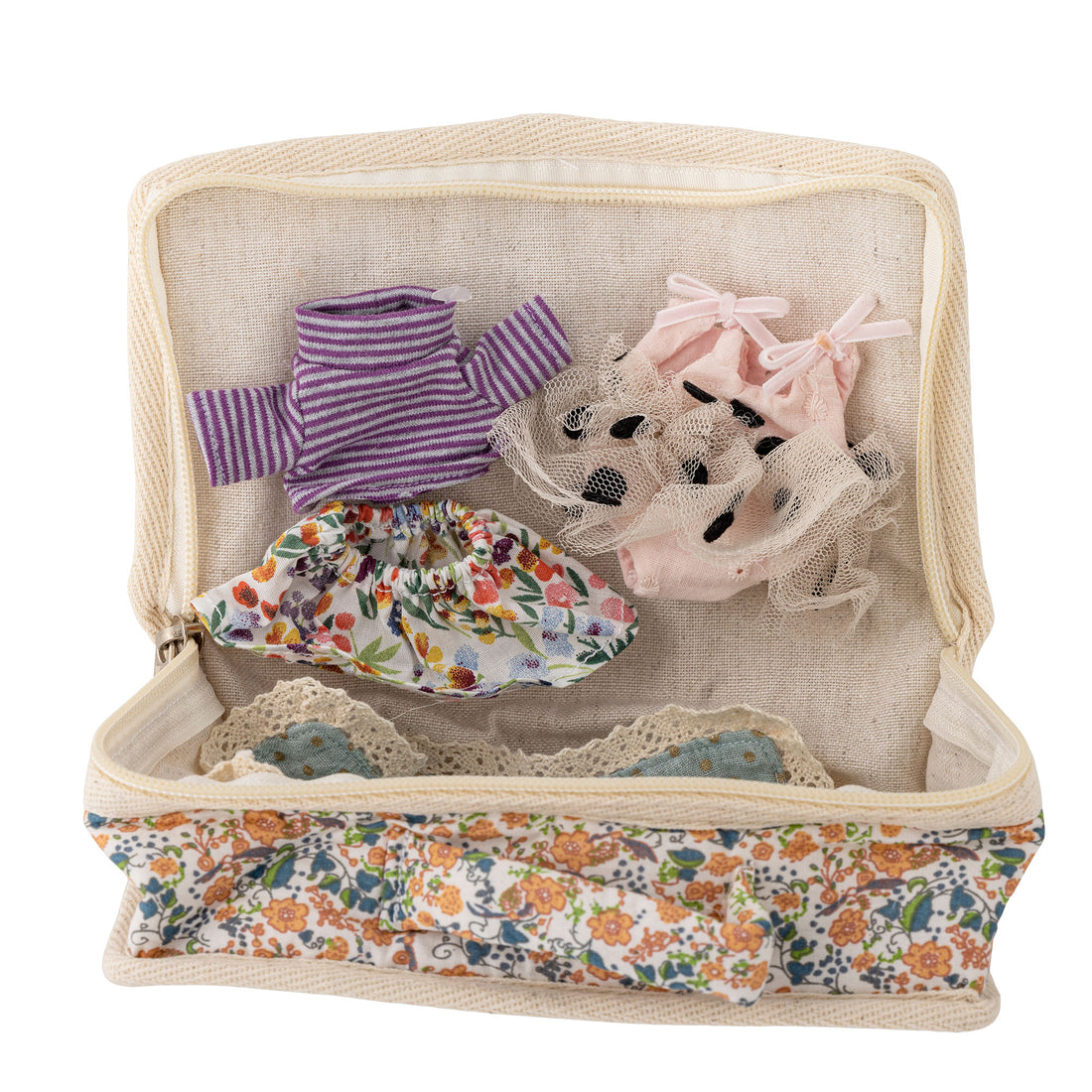 Bloomingville Mini Milly doll, brown, polyester