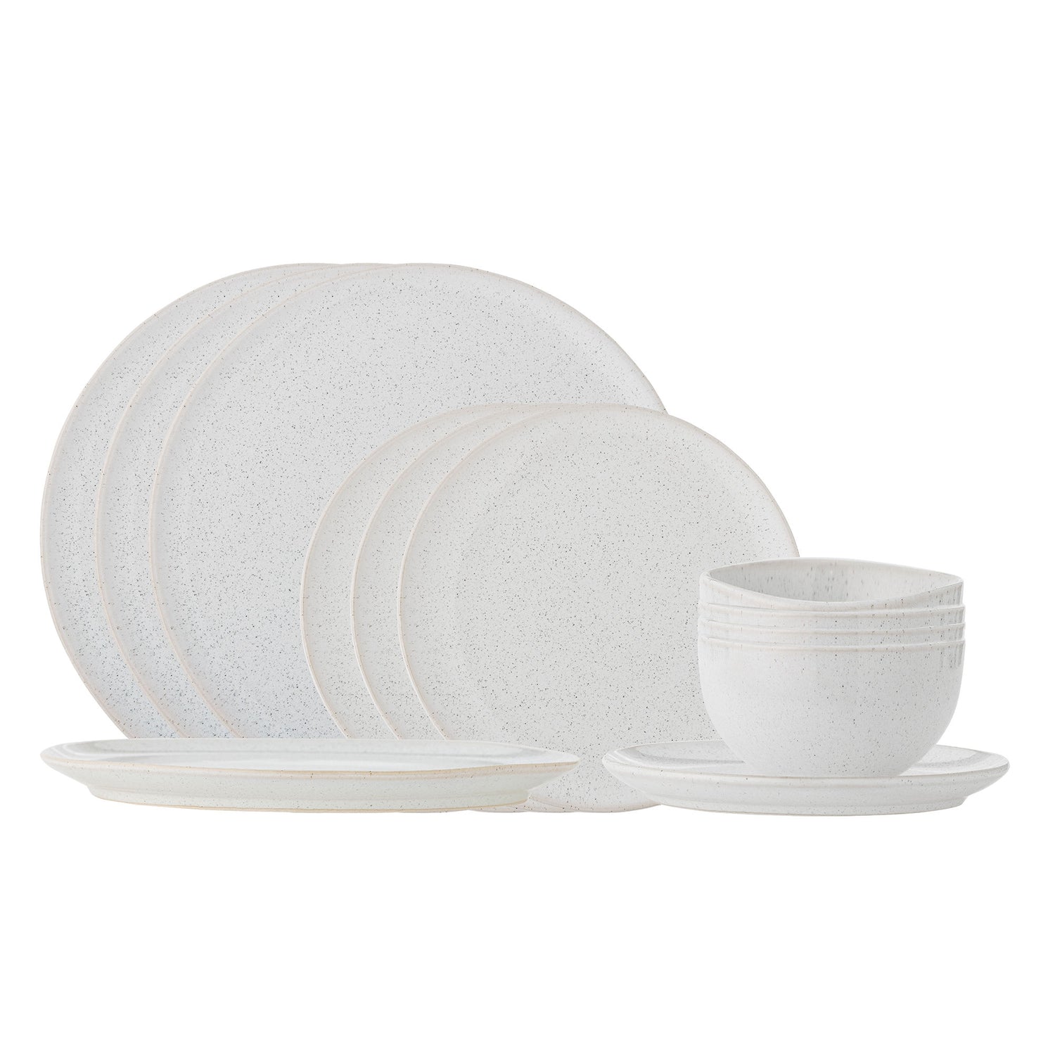 Bloomingville Addison Table Service Set, White, Stoneware