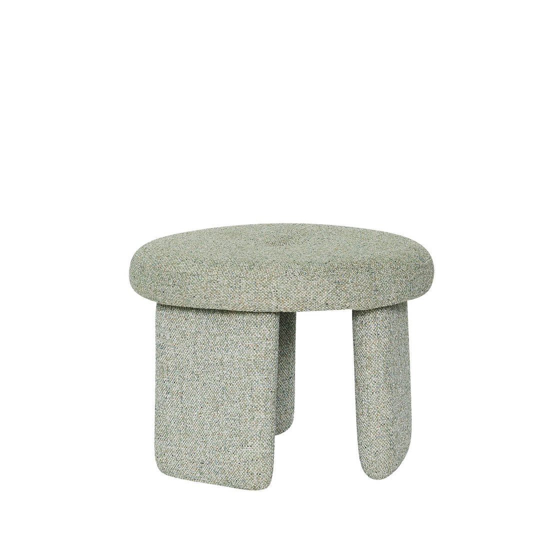 Hübsch Rocco Pouf Light green