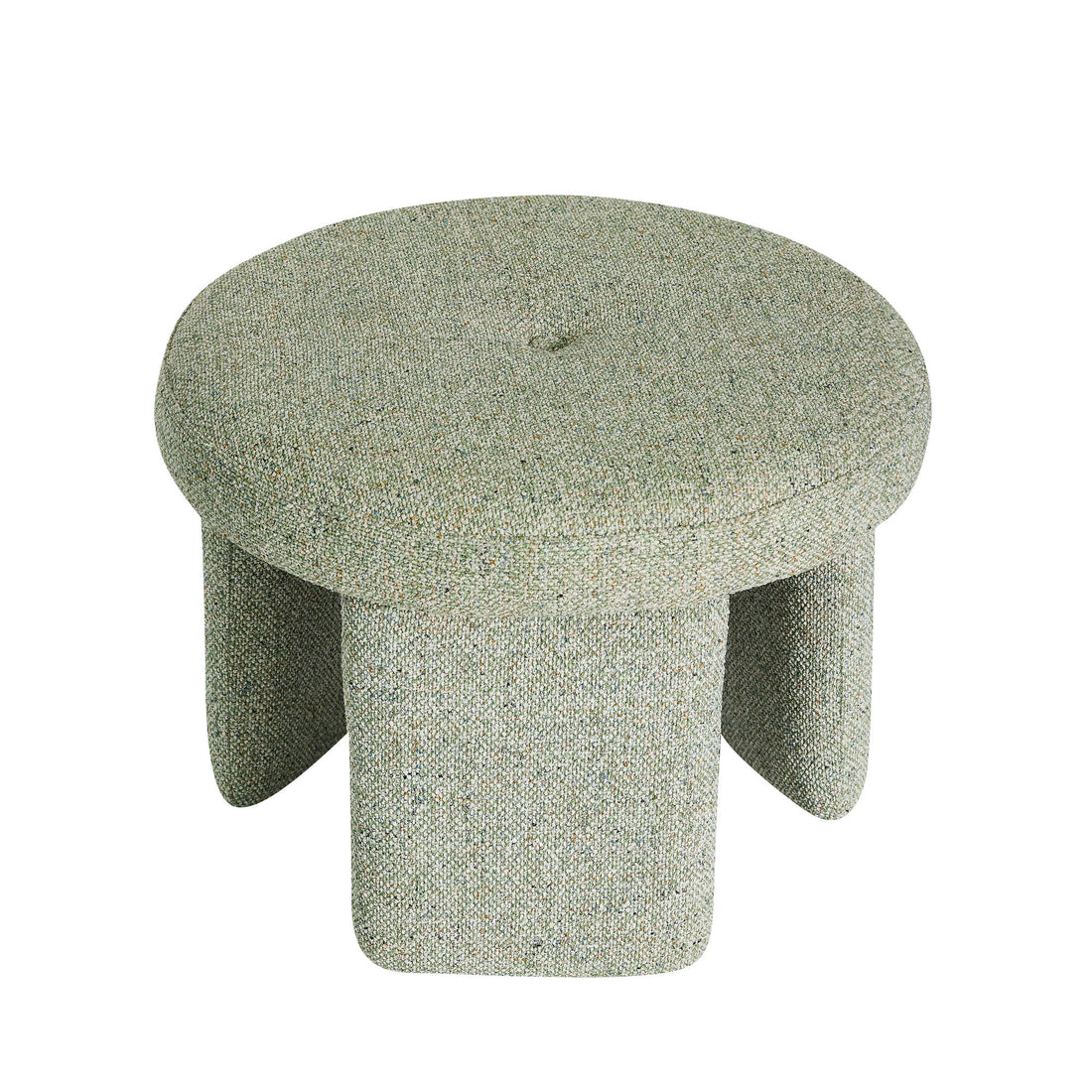 Hübsch Rocco Pouf Light green