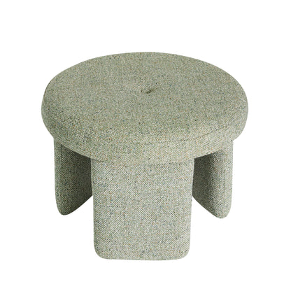 Hübsch Rocco Pouf Light green