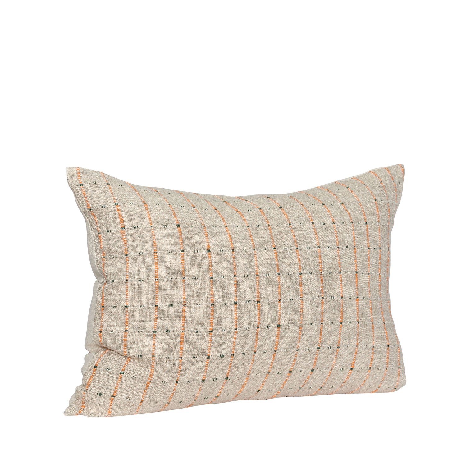 Hübsch rhythmic pillow beige/orange/black