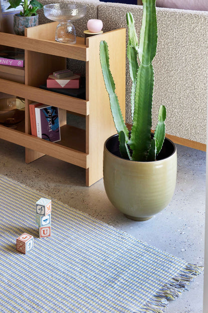 Hübsch Yuka Potte Green (set of 2)