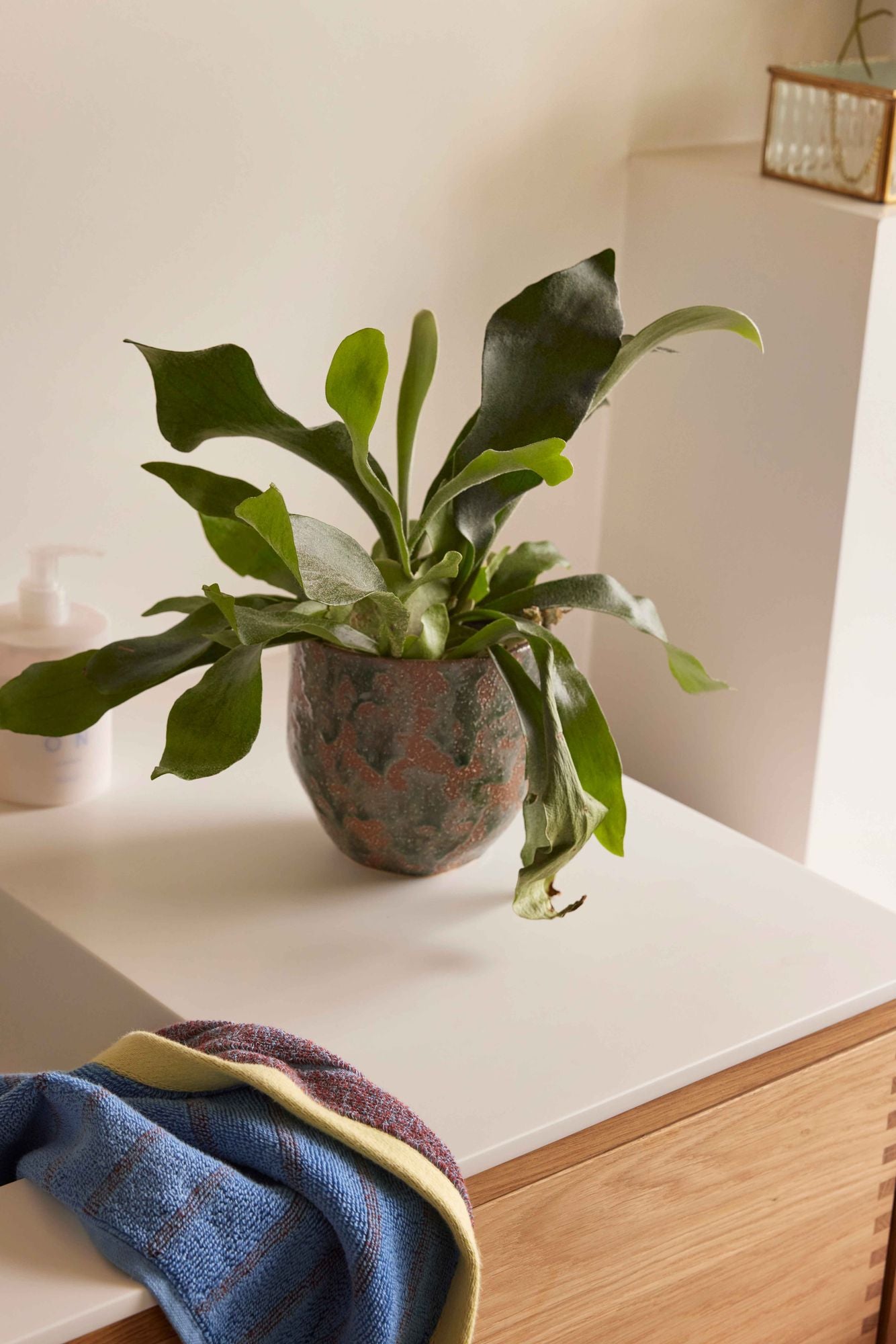 Hübsch Normu Potte Brown/Green (set of 2)