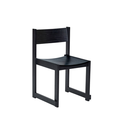Hübsch forma dining chair black