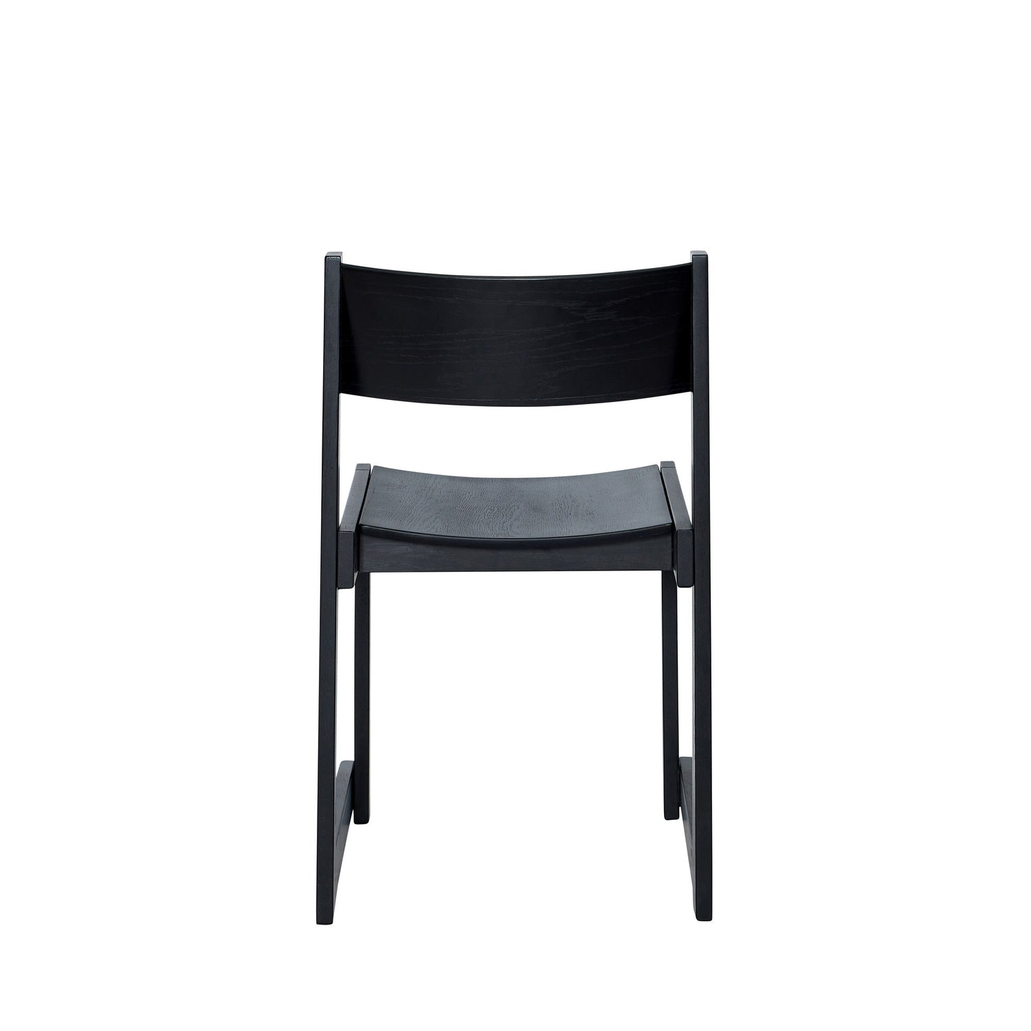 Hübsch forma dining chair black