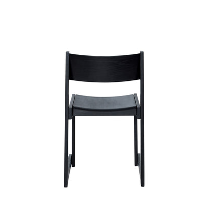 Hübsch forma dining chair black