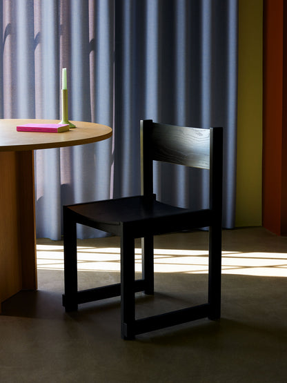 Hübsch forma dining chair black