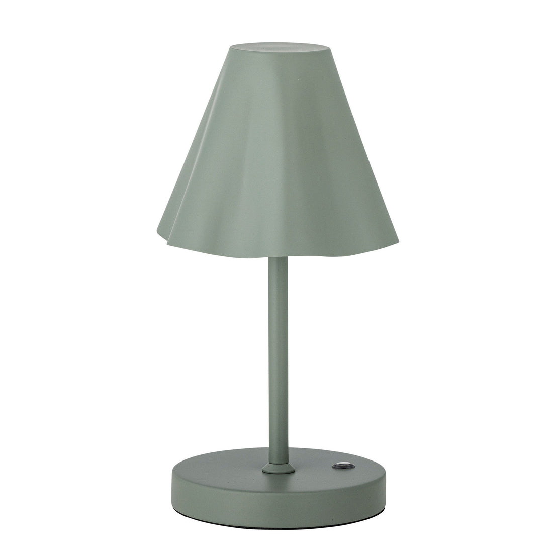 Bloomingville lianna portable lamp, rechargeable, green, metal