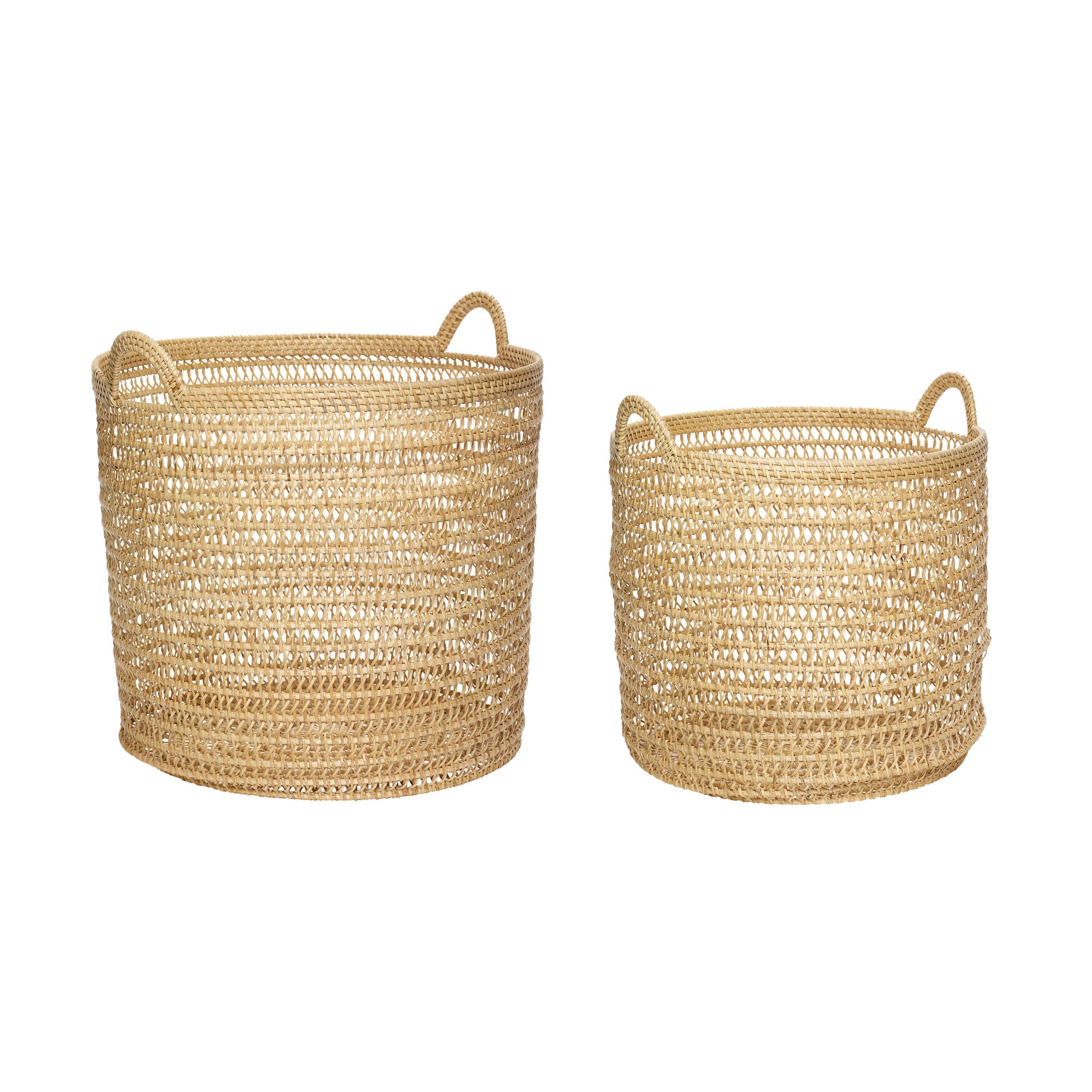 Weave curve nature (set of 2) - Ø32XH36, Ø41XH42CM