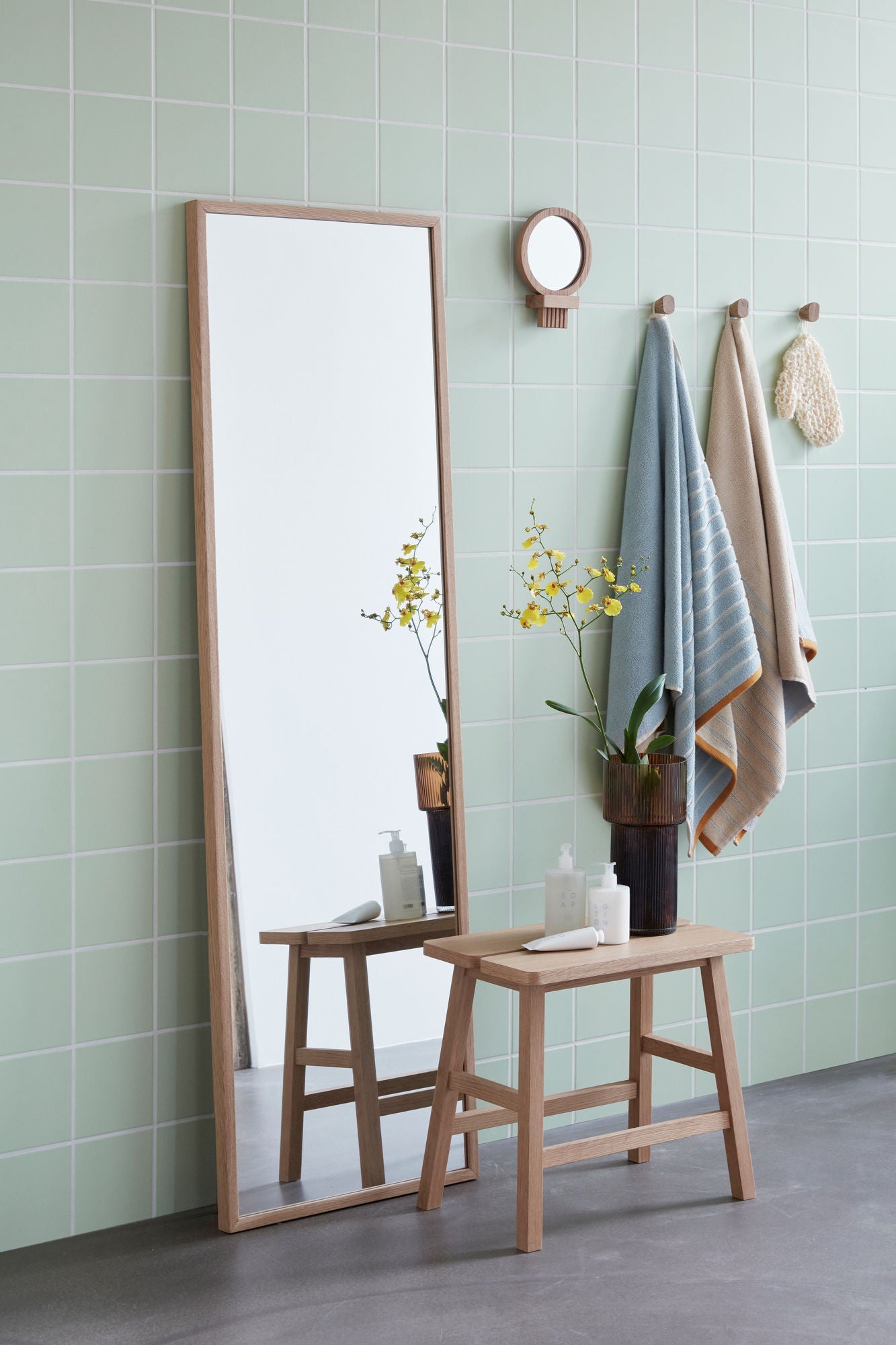 Glimpse Floor Mirror Nature - 52xH167cm