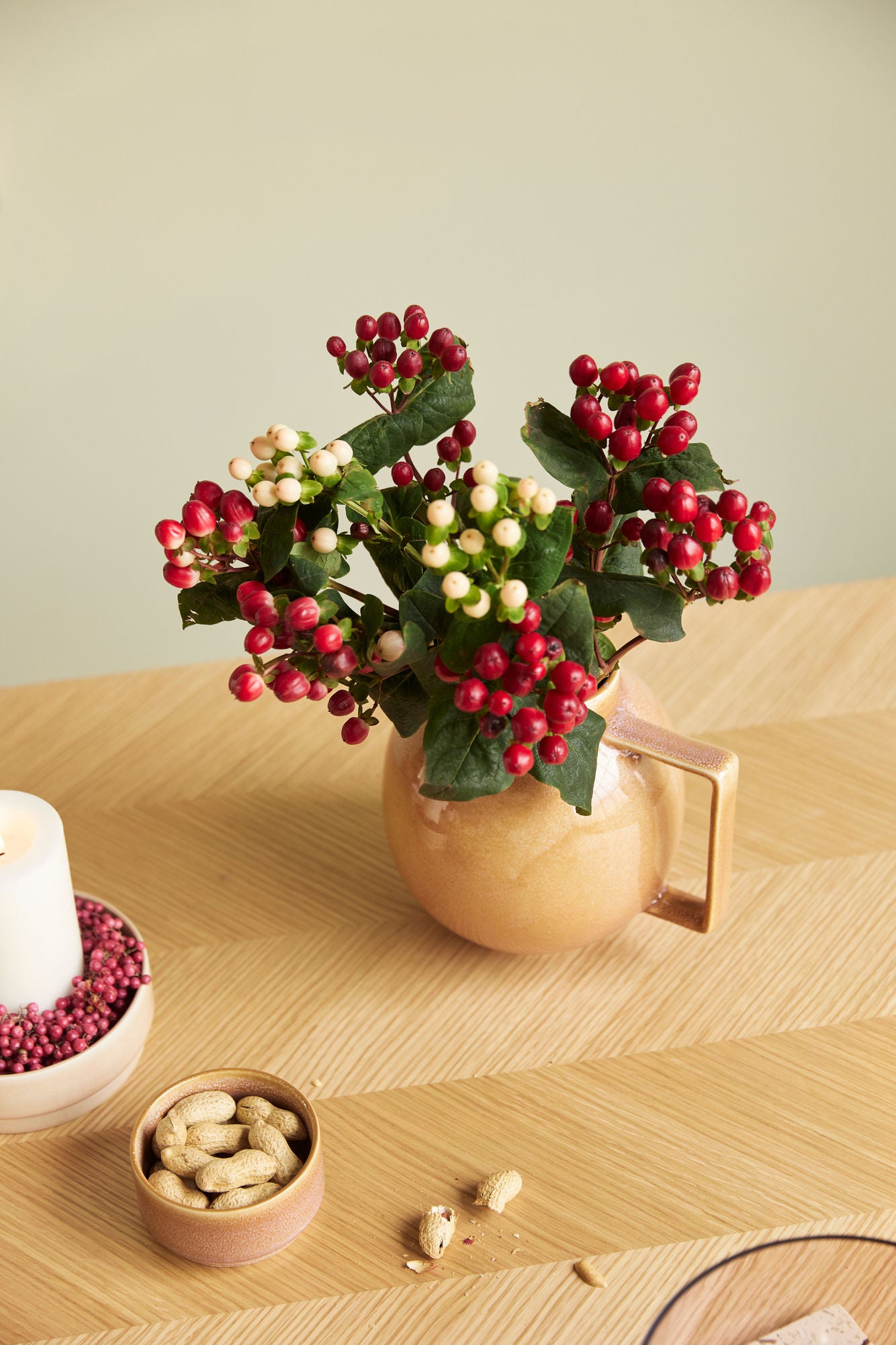 Hübsch Herringbone Dining Table Large Natural