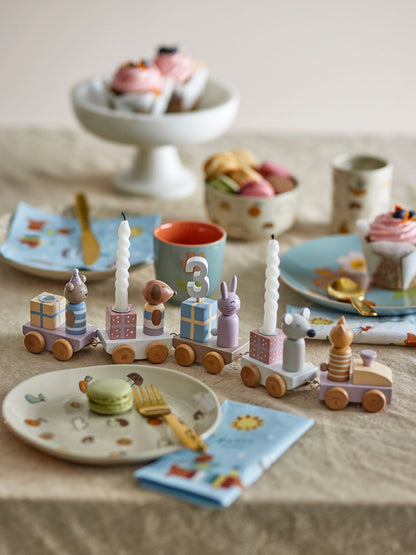 Bloomingville Mini Junaid Birthday Decoration, Rosa, FSC®100%, MDF