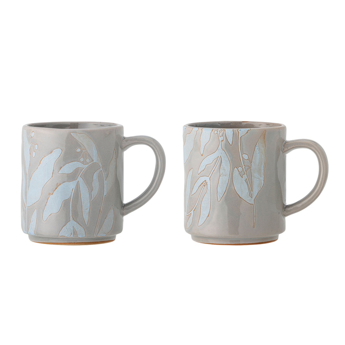 Bloomingville Aurora mugs, gray, stoneware