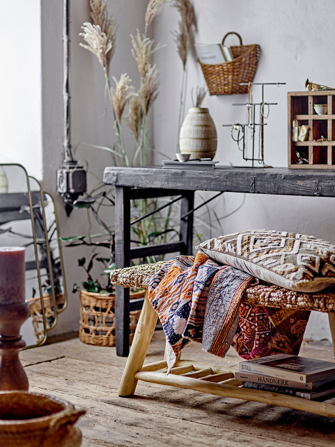 Creative Collection Mas Wall Mirror, Brass, Metal